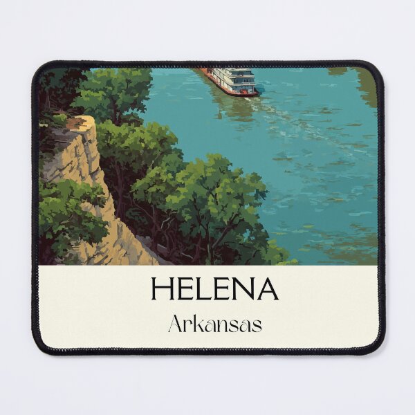 Item preview, Helena Arkansas Riverboat Art Print designed and sold by TuncGK.