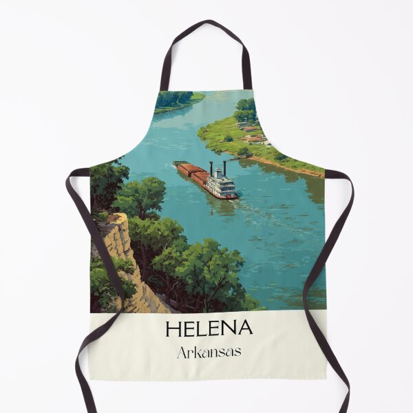 Item preview, Helena Arkansas Riverboat Art Print designed and sold by TuncGK.