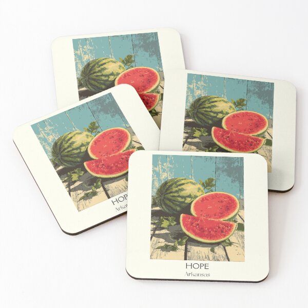 Item preview, Hope Arkansas Watermelon Art Print designed and sold by TuncGK.