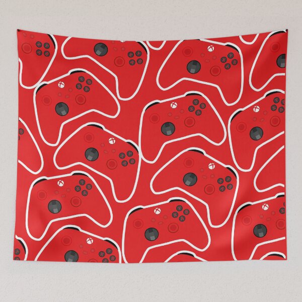 Item preview, Red Xbox Controller Pattern designed and sold by The Home Of Pink Peach.