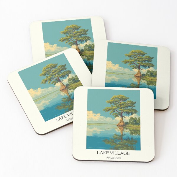 Item preview, Lake Village Arkansas Cypress Tree Art Print designed and sold by TuncGK.