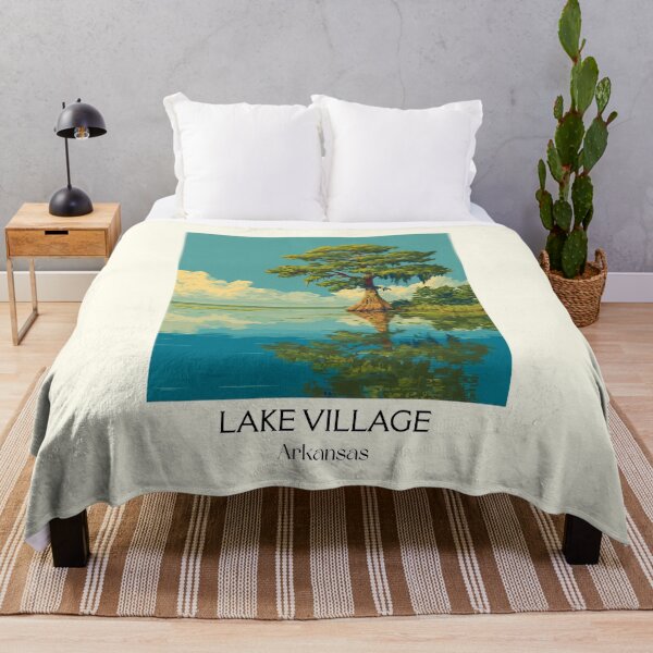 Item preview, Lake Village Arkansas Cypress Tree Art Print designed and sold by TuncGK.
