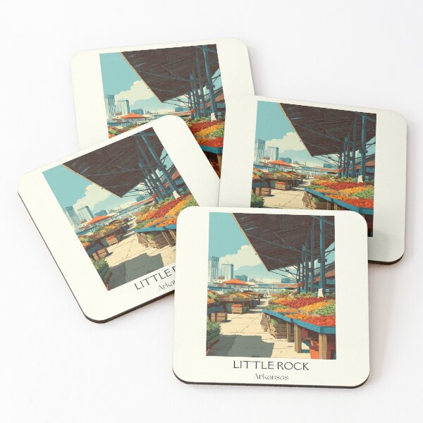 Item preview, Little Rock Arkansas River Market Art Print designed and sold by TuncGK.