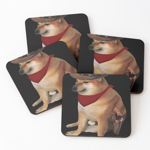 Item preview, Cheems Doge Cowboy designed and sold by ruabsvhakzb.