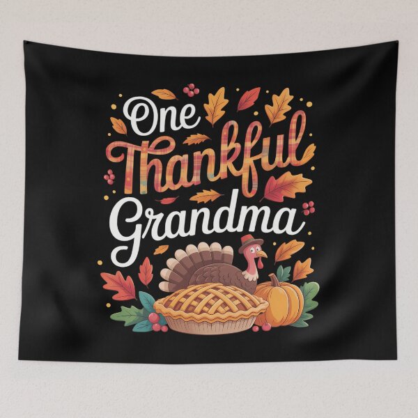 Item preview, One Thankful Grandma Fall Leaves Autumn Grandma Thanksgiving designed and sold by JonBarnes22.