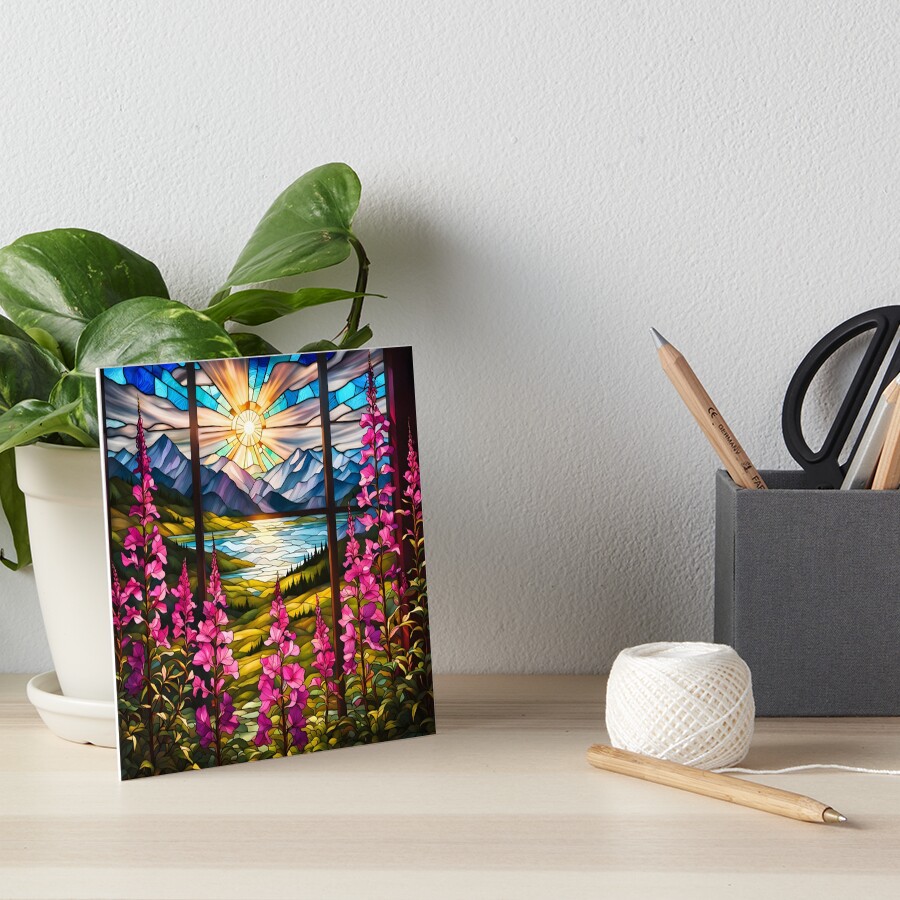Vista previa del artículo con la obra «Lámina rígida», diseñado y vendido por Buttonquill.