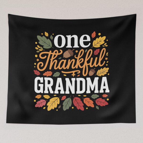 Item preview, One Thankful Grandma Thanksgiving Family Autumn Fall Grandma designed and sold by JonBarnes22.