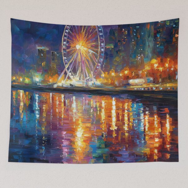 Item preview, Midnight Lights on Navy Pier designed and sold by ArgentoArt.