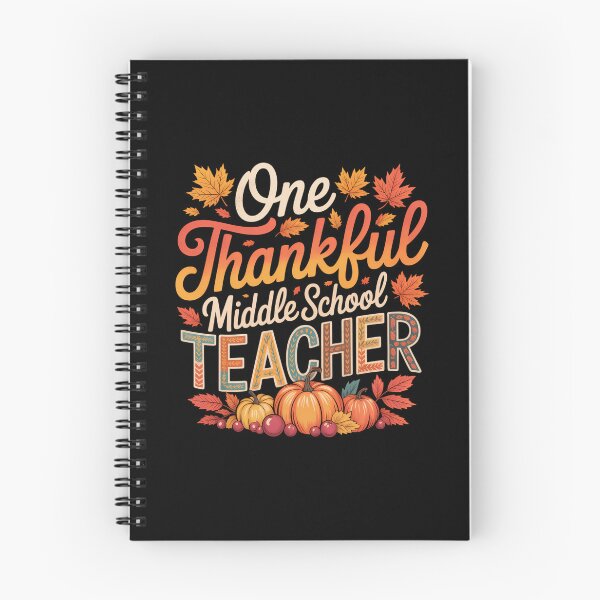 Item preview, One Thankful Middle School Teacher Shirt Thanksgiving designed and sold by JulienAureo.