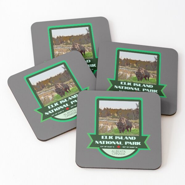 Item preview, Elk Island National Park Vintage Retro Sticker – Canada National Park Badge Design designed and sold by RouseDesigns.