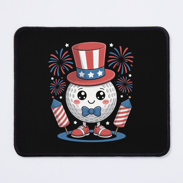Item preview, Patriotic Golf Ball American Flag 4th of July Celebration designed and sold by PunkNation-Arts.