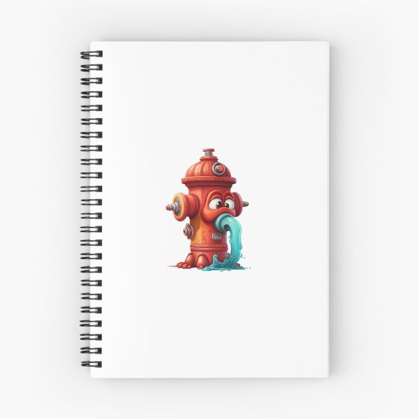 Item preview, Goofy Animated Leaking Fire Hydrant Art designed and sold by BinormalStuidos.