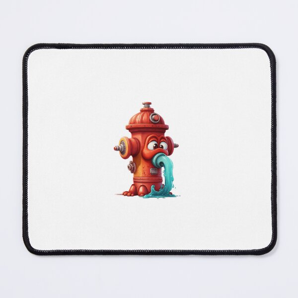 Item preview, Goofy Animated Leaking Fire Hydrant Art designed and sold by BinormalStuidos.