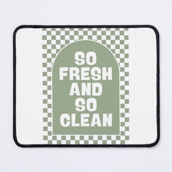 Item preview, So Fresh and So Clean in Sage Green designed and sold by Dondonmart.