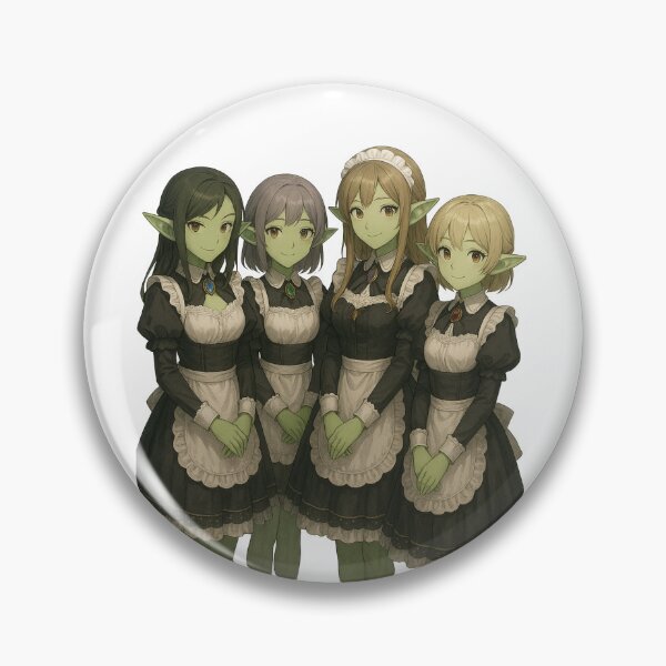 Item preview, Elegant Goblin Maidens – Anime Fantasy Art designed and sold by closettycoot.