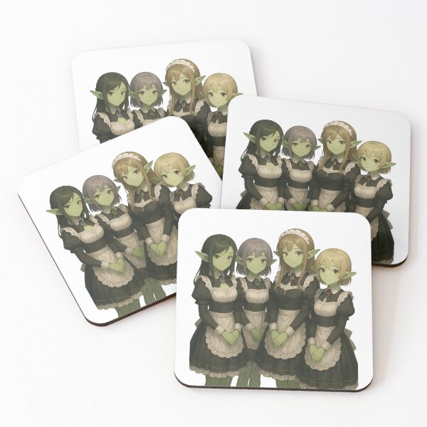 Item preview, Elegant Goblin Maidens – Anime Fantasy Art designed and sold by closettycoot.