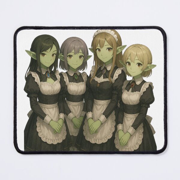 Item preview, Elegant Goblin Maidens – Anime Fantasy Art designed and sold by closettycoot.