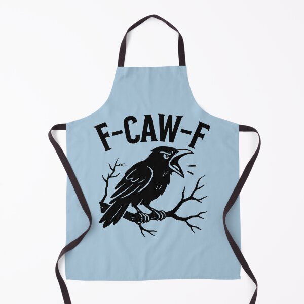Item preview, F-CAW-F Black Crow Raven Caw Pun Joke Funny Saying designed and sold by NosandEdgy.