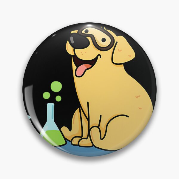 Item preview, Chemistry Lab Funny Labrador Dog Puns designed and sold by unjustifiedch.