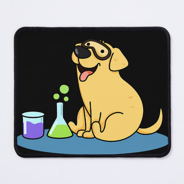 Item preview, Chemistry Lab Funny Labrador Dog Puns designed and sold by unjustifiedch.