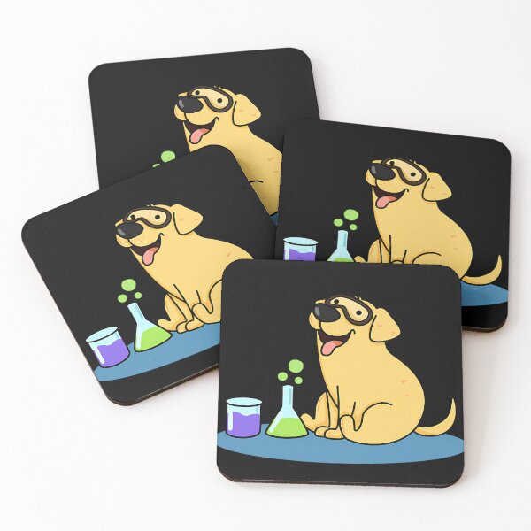 Item preview, Chemistry Lab Funny Labrador Dog Puns designed and sold by unjustifiedch.