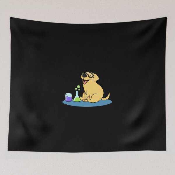 Item preview, Chemistry Lab Funny Labrador Dog Puns designed and sold by unjustifiedch.