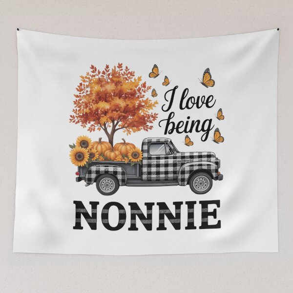 Item preview, Pumpkin Truck I Love Being Nonnie Butterfly designed and sold by PunkNation-Arts.