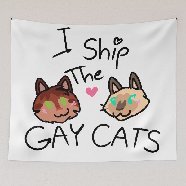 Item preview, Gay Cats - Russet & Sasha designed and sold by Daturnity.