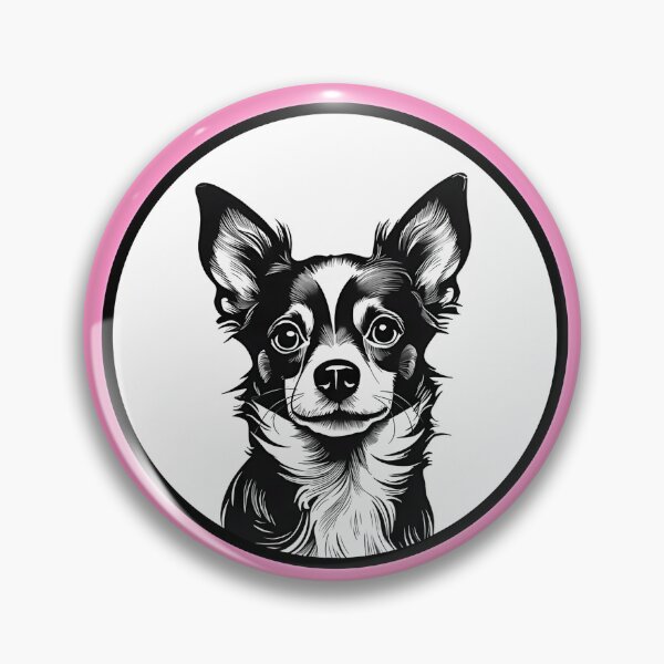Item preview, Chihuahua Cameo Portrait (Pink) designed and sold by unjustifiedch.