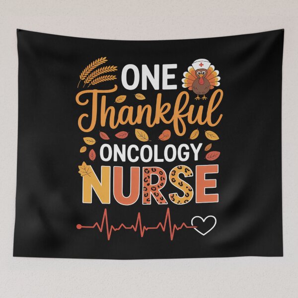 Item preview, One Thankful Oncology Nurse Thanksgiving Day Nurse Turkey designed and sold by tabdejinti.