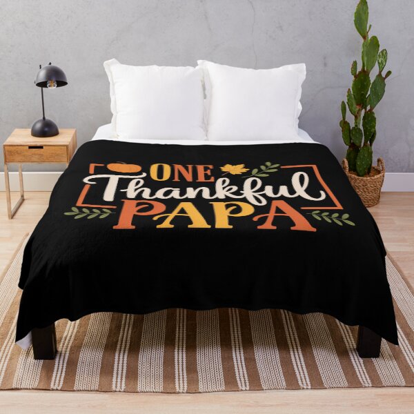 Item preview, One Thankful Papa Fall Season Autumn Thanksgiving Dad designed and sold by tabdejinti.