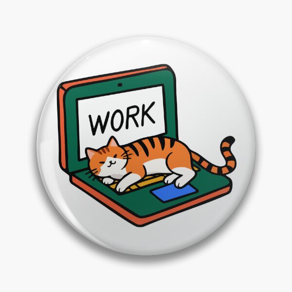 Item preview, Work Blocked – Cat vs Laptop Productivity designed and sold by UptownMax.