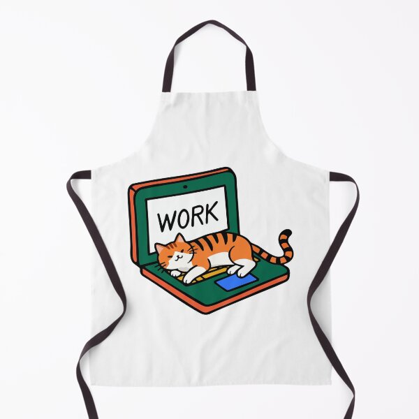 Item preview, Work Blocked – Cat vs Laptop Productivity designed and sold by UptownMax.