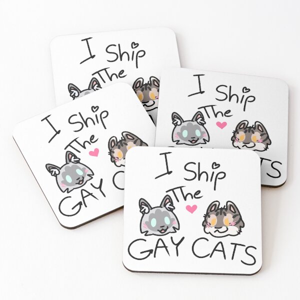 Item preview, Gay Cats - Frost & Whistle designed and sold by Daturnity.