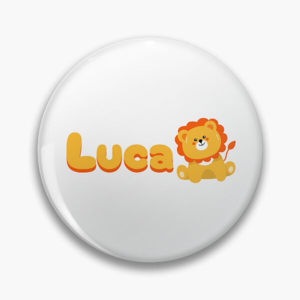 Item preview, Luca (Lion) Name Sticker designed and sold by pikes84.