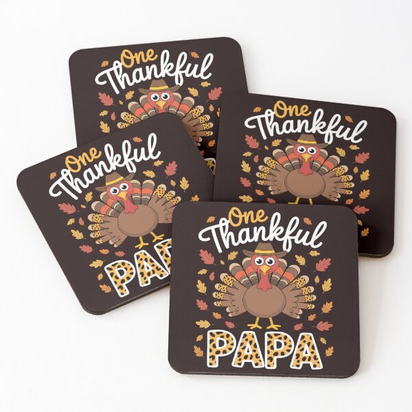 Item preview, One Thankful Papa Grandpa Turkey Thanksgiving Family designed and sold by ticlitule.