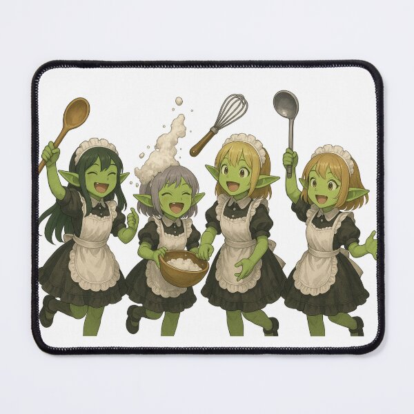 Item preview, Playful Goblin Maidens in a Whimsical Kitchen designed and sold by closettycoot.