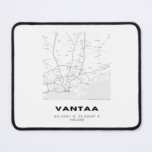 Item preview, Vantaa Finland Minimalist City Map | Modern Scandinavian Wall Art designed and sold by RM-Journey.