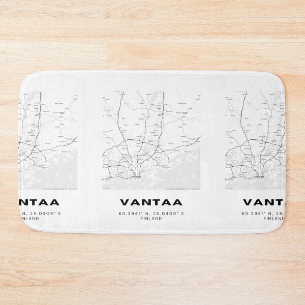 Item preview, Vantaa Finland Minimalist City Map | Modern Scandinavian Wall Art designed and sold by RM-Journey.