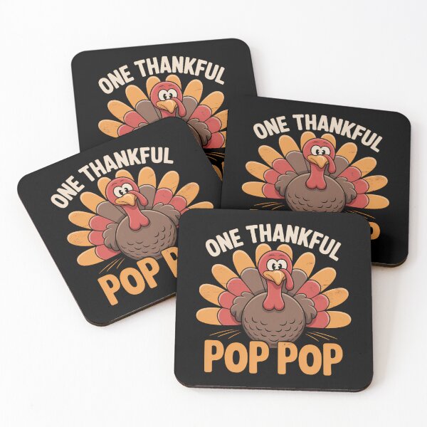Item preview, One Thankful Pop Pop Turkey Funny Fall Autumn Thanksgiving designed and sold by ticlitule.