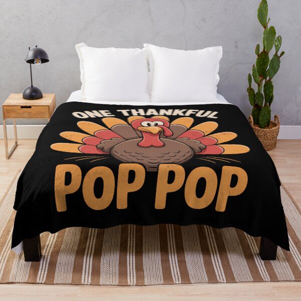 Item preview, One Thankful Pop Pop Turkey Funny Fall Autumn Thanksgiving designed and sold by ticlitule.