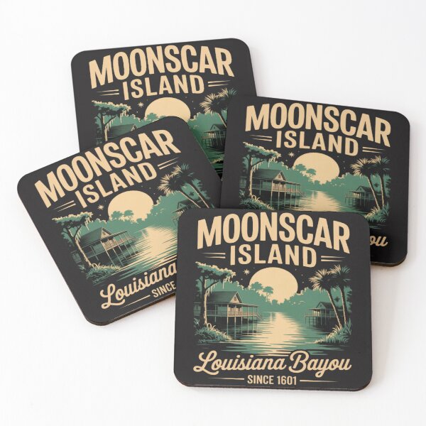 Item preview, Moonscar Island Louisiana Bayou Landscape designed and sold by Ikwalima.