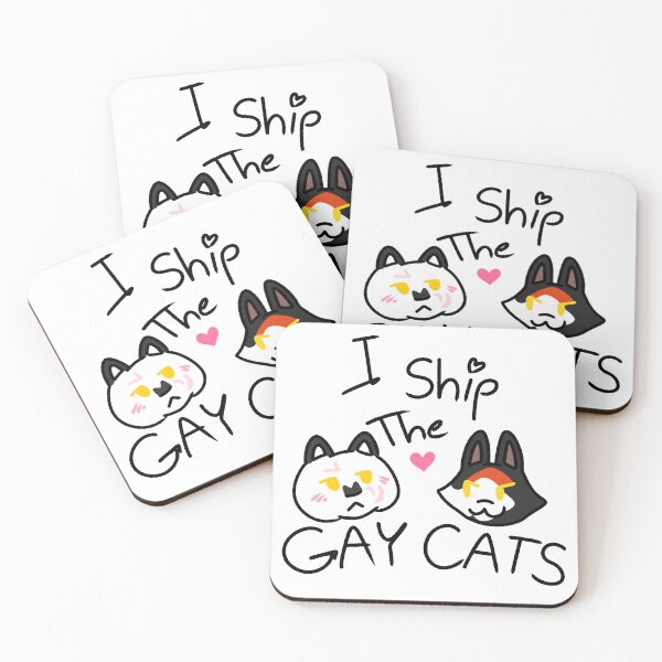 Item preview, Gay Cats - Black & Sol designed and sold by Daturnity.