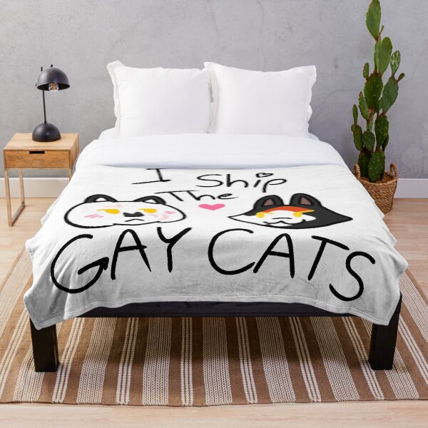 Aperçu de l'œuvre Chats Gays - Black & Sol créée et vendue par Daturnity.