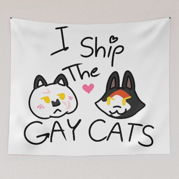Item preview, Gay Cats - Black & Sol designed and sold by Daturnity.