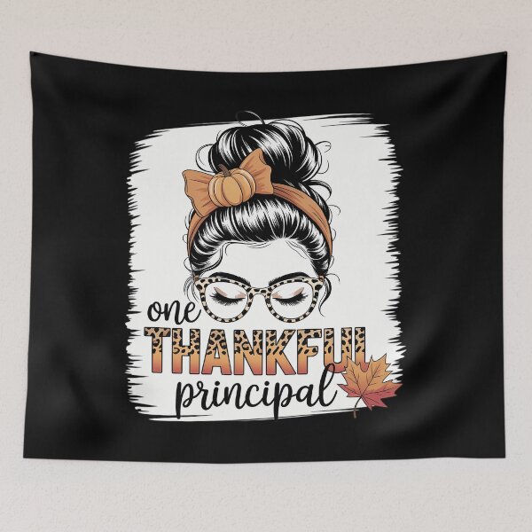 Item preview, One Thankful Principal Teacher Thankgiving day love teacher designed and sold by ticlitule.