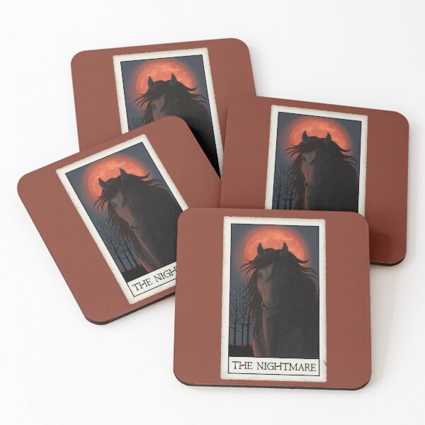 Item preview, Horse Tarot Card: The Nightmare designed and sold by DappledMoon.