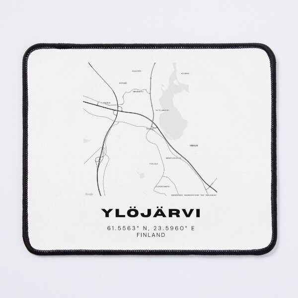 Item preview, Ylöjärvi Finland Minimalist Map | Scandinavian Wall Poster designed and sold by RM-Journey.