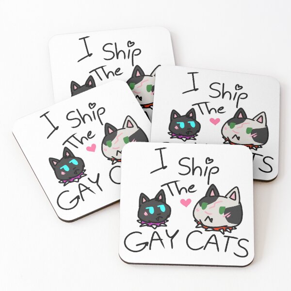 Item preview, Gay Cats - Scourge & Bone designed and sold by Daturnity.