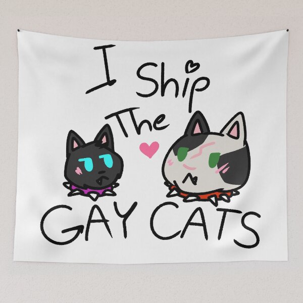 Item preview, Gay Cats - Scourge & Bone designed and sold by Daturnity.